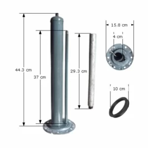 Emaillierter Puffer 100, 150 Und 200 Liter Atlantic 6
